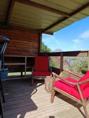 Balcon ou terrasse dans l'établissement Chabatz d entraz