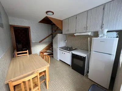 Cuisine ou kitchenette dans l'établissement Altitude Location Montagne