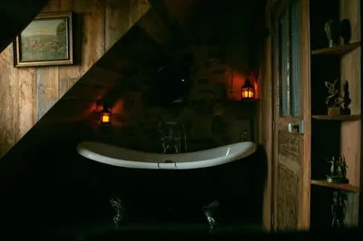 Salle de bains dans l'établissement La Maison du Bonheur & Spa