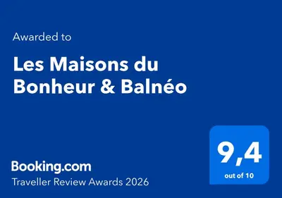 Certificat, récompense, panneau ou autre document affiché dans l'établissement La Maison du Bonheur & Spa