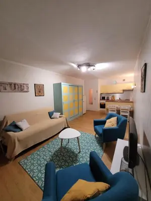 Cuisine ou kitchenette dans l'établissement Studio cabine la Foret au plus près des pistes 36m2